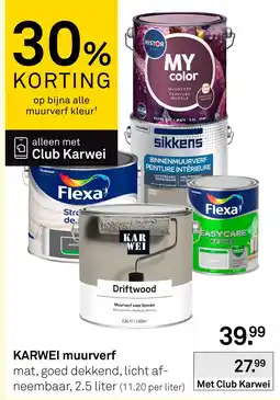 Karwei Karwei muurverf aanbieding