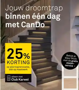 Karwei Traprenovatie aanbieding