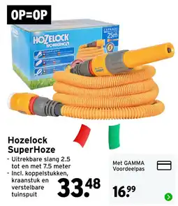GAMMA Hozelock SuperHoze aanbieding