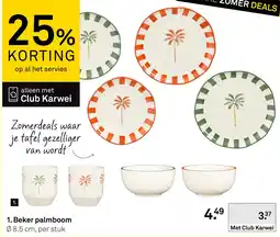 Karwei Beker palmboom aanbieding