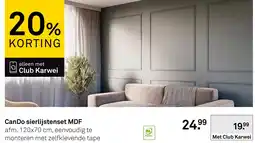 Karwei Cando sierlijstenset mdf aanbieding