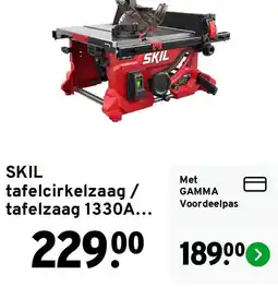 GAMMA SKIL tafelcirkelzaag / tafelzaag 1330A... aanbieding