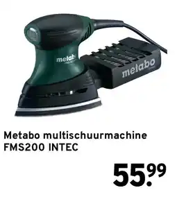 GAMMA metabo multischuurrmachine FMS200 INTEC aanbieding