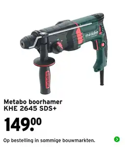 GAMMA Metabo boorhamer KHE 2645 SDS+ aanbieding