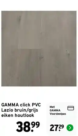 GAMMA GAMMA click PVC aanbieding