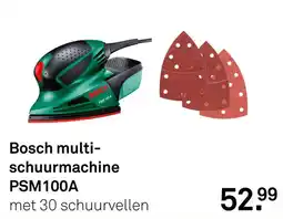 Karwei Bosch multi-schuurmachine PSM100A aanbieding