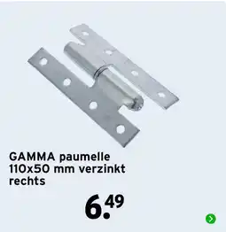 GAMMA GAMMA paumelle aanbieding