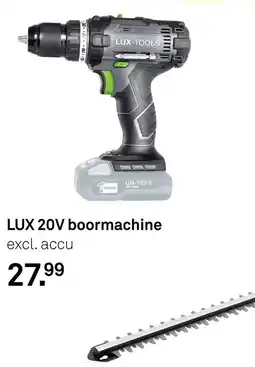 Karwei lux-tools lux 20v boormachine aanbieding