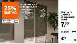 GAMMA gamma plisségordijn aanbieding