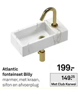Karwei Atlantic fonteinset Billy aanbieding