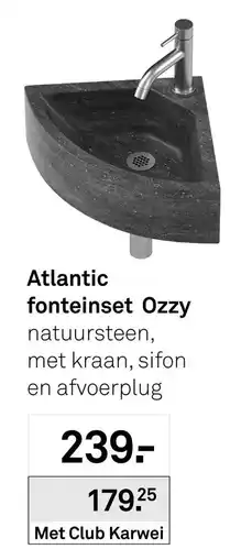 Karwei Atlantic fonteinset ozzy aanbieding