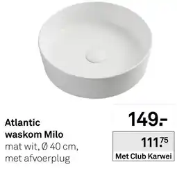 Karwei Atlantic waskom Milo aanbieding