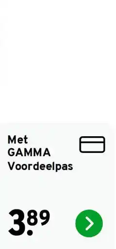 GAMMA gamma voordeelpas aanbieding