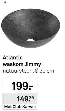 Karwei Atlantic waskom Jimmy aanbieding