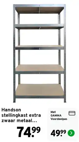 GAMMA Handson stellingkast extra zwaar metaal aanbieding