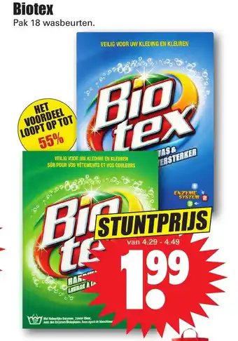 Dirk Biotex aanbieding