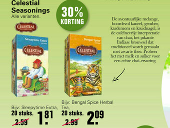De Online Drogist Celestial seasonings aanbieding