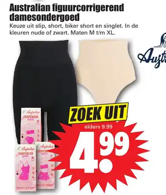 Dirk Australian figuurcorrigerend damesondergoed aanbieding