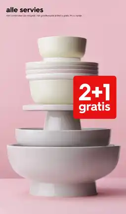 HEMA Alle servies aanbieding