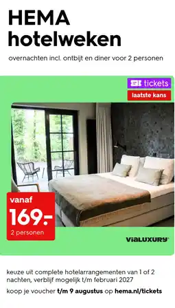 HEMA HEMA hotelweken aanbieding