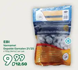 Amazing Oriëntal EBI Vannamei Gepelde Garnalen 21/25 aanbieding
