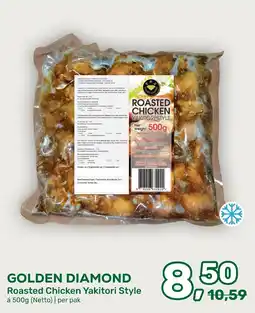 Amazing Oriëntal golden diamond roasted chicken yakitori style aanbieding