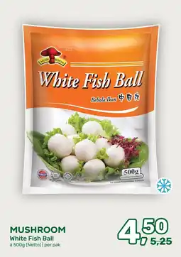 Amazing Oriëntal Mushroom White Fish Ball aanbieding