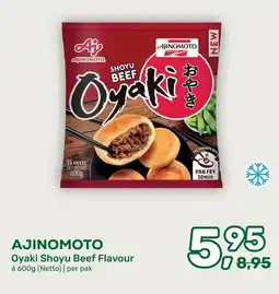 Amazing Oriëntal Ajinomoto Oyaki Shoyu Beef Flavour aanbieding