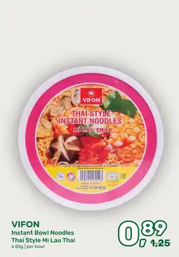 Amazing Oriëntal VIFON Instant Bowl Noodles Thai Style Mi Lau Thai aanbieding
