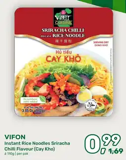 Amazing Oriëntal VIFON Instant Rice Noodles Sriracha Chilli Flavour (Cay Kho) aanbieding