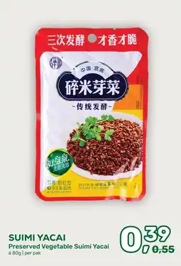 Amazing Oriëntal SUIMI YACAI aanbieding
