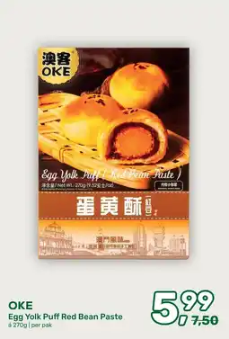 Amazing Oriëntal OKE Egg Yolk Puff Red Bean Paste aanbieding