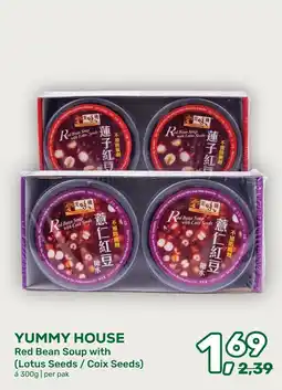 Amazing Oriëntal YUMMY HOUSE Red Bean Soup with (Lotus Seeds / Coix Seeds) aanbieding