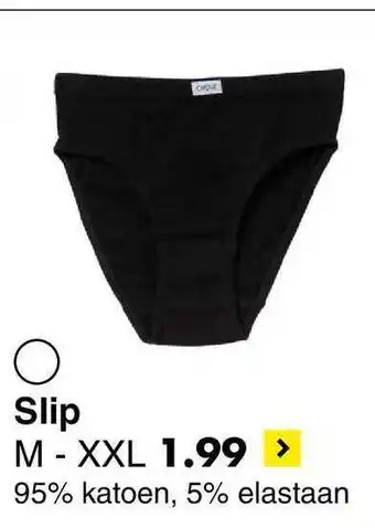 Wibra Slip M- XXL aanbieding