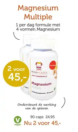 De Rode Pilaren Magnesium Multiple aanbieding
