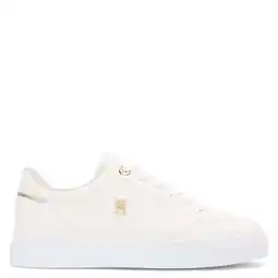 Wehkamp Tommy Hilfiger leren sneakers wit aanbieding