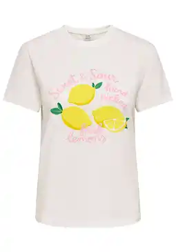 Wehkamp JDY T-shirt ecru aanbieding