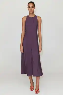 Wehkamp Mango midi jurk - paars aanbieding