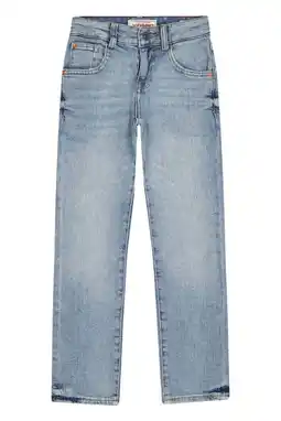 Wehkamp Vingino regularwaist regular fit jeans light blue denim aanbieding