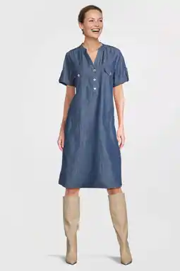 Wehkamp Dreamstar spijkerjurk medium blue denim aanbieding