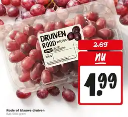 Jumbo Rode of blauwe druiven aanbieding