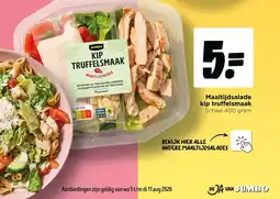 Jumbo Maaltijdsalade kip truffelsmaak aanbieding