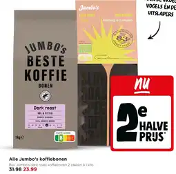 Jumbo Alle Jumbo's koffiebonen aanbieding