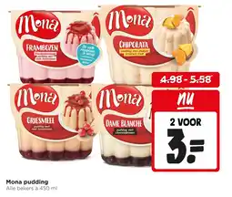 Jumbo Mona pudding aanbieding