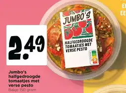 Jumbo Jumbo's halfgedroogde tomaatjes met verse pesto aanbieding