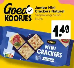 Jumbo Jumbo mini crackers naturel aanbieding