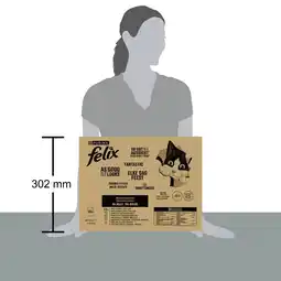 Kruidvat Purina Felix Elke Dag Feest Mix Selectie in Gelei Kattenvoer aanbieding