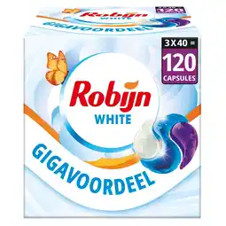 Kruidvat Robijn Stralend Wit 3-in-1 Wasmiddelcapsules aanbieding