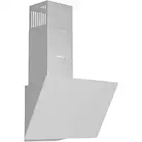 Bol.com Wiggo WE-E513G(W) - Schuine Afzuigkap - 50 cm - Wit Glas - LED verlichting - Touch Control aanbieding