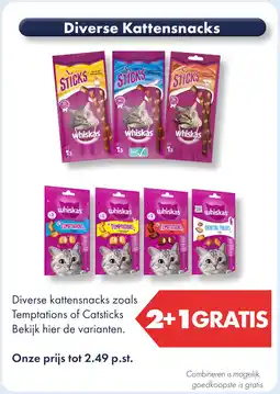 Huisdier Voordeelshop Diverse kattensnacks aanbieding